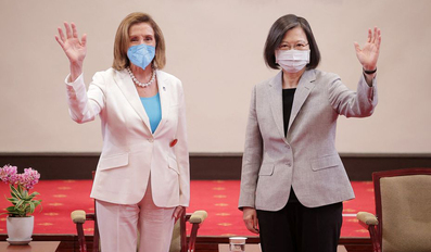 Nancy Pelosi with Tsai Ing-wen